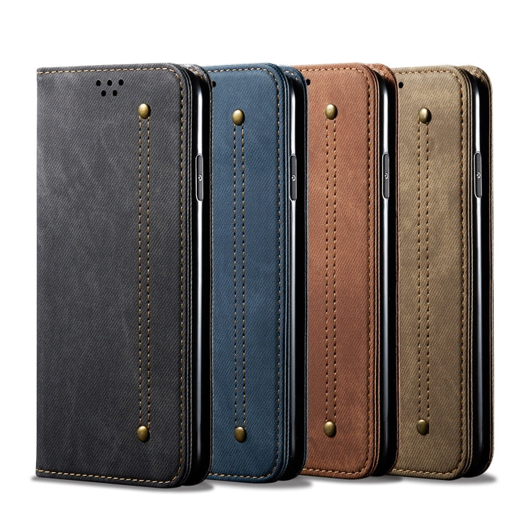 For Xiaomi Redmi Note 12 China Denim Texture Leather Phone Case