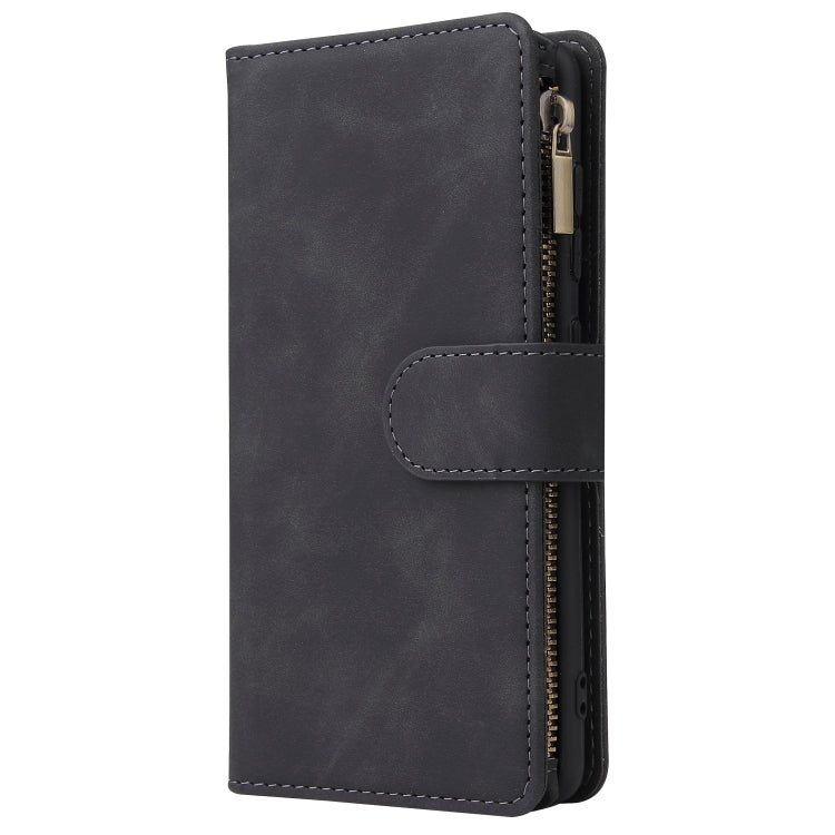For Galaxy A41 Multifunctional Horizontal Flip Leather Case, with Card Slot & Holder & Zipper Wallet & Photo Frame