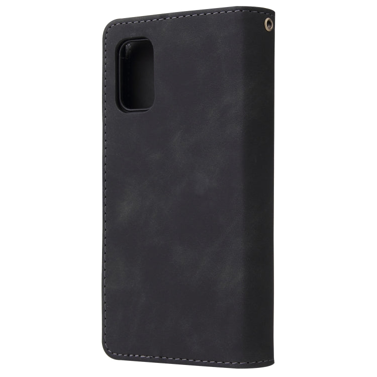 For Galaxy A41 Multifunctional Horizontal Flip Leather Case, with Card Slot & Holder & Zipper Wallet & Photo Frame