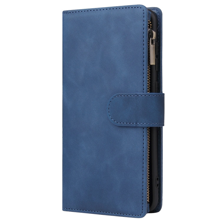 For Galaxy A70S Multifunctional Horizontal Flip Leather Case, with Card Slot & Holder & Zipper Wallet & Photo Frame