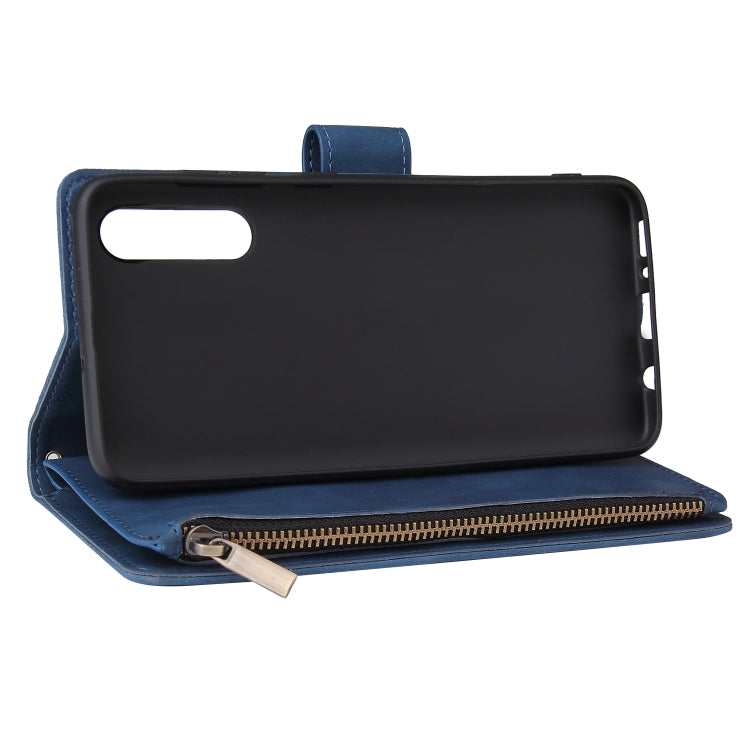 For Galaxy A70S Multifunctional Horizontal Flip Leather Case, with Card Slot & Holder & Zipper Wallet & Photo Frame