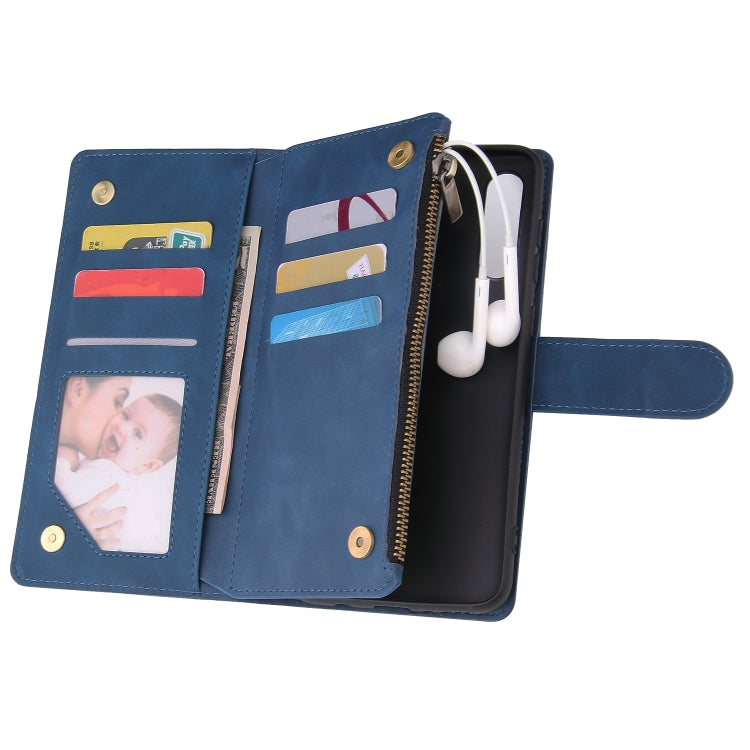 For Galaxy A70S Multifunctional Horizontal Flip Leather Case, with Card Slot & Holder & Zipper Wallet & Photo Frame