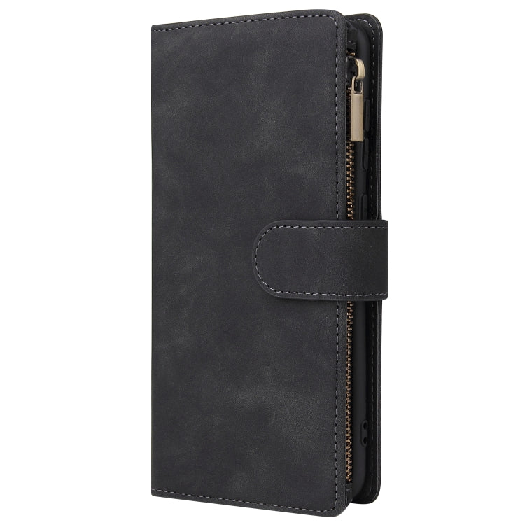 For Galaxy A70S Multifunctional Horizontal Flip Leather Case, with Card Slot & Holder & Zipper Wallet & Photo Frame