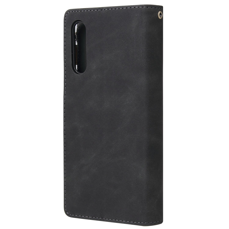 For Galaxy A70S Multifunctional Horizontal Flip Leather Case, with Card Slot & Holder & Zipper Wallet & Photo Frame