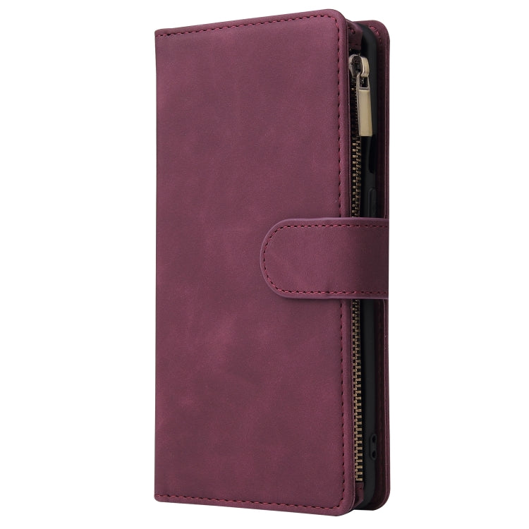 For OnePlus 8 Pro Multifunctional Horizontal Flip Leather Case, with Card Slot & Holder & Zipper Wallet & Photo Frame
