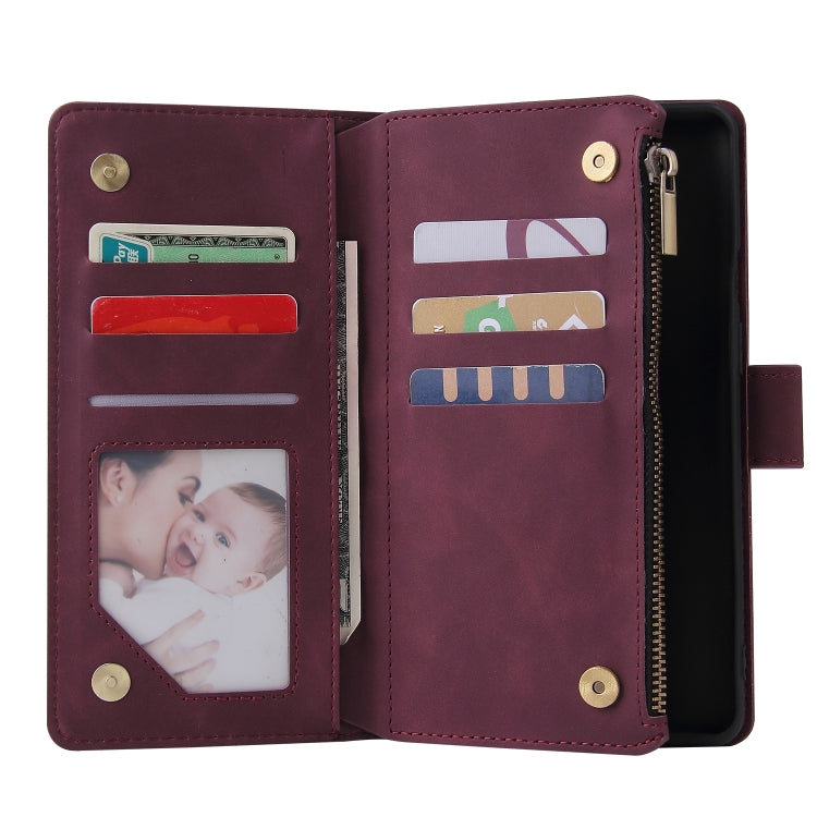 For OnePlus 8 Pro Multifunctional Horizontal Flip Leather Case, with Card Slot & Holder & Zipper Wallet & Photo Frame