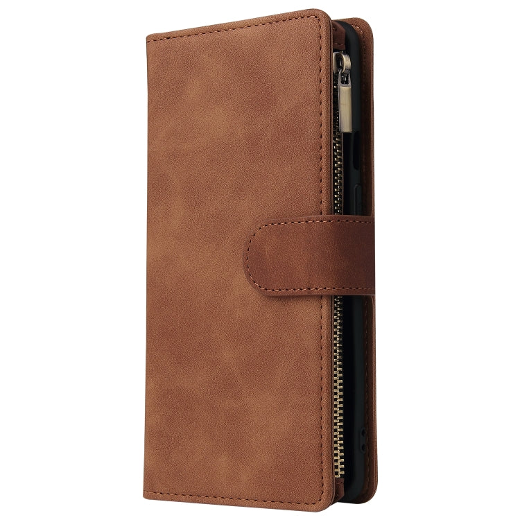 For OnePlus 8 Pro Multifunctional Horizontal Flip Leather Case, with Card Slot & Holder & Zipper Wallet & Photo Frame