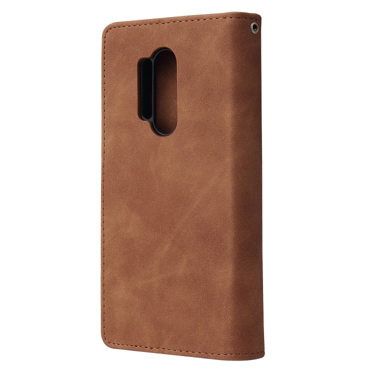 For OnePlus 8 Pro Multifunctional Horizontal Flip Leather Case, with Card Slot & Holder & Zipper Wallet & Photo Frame