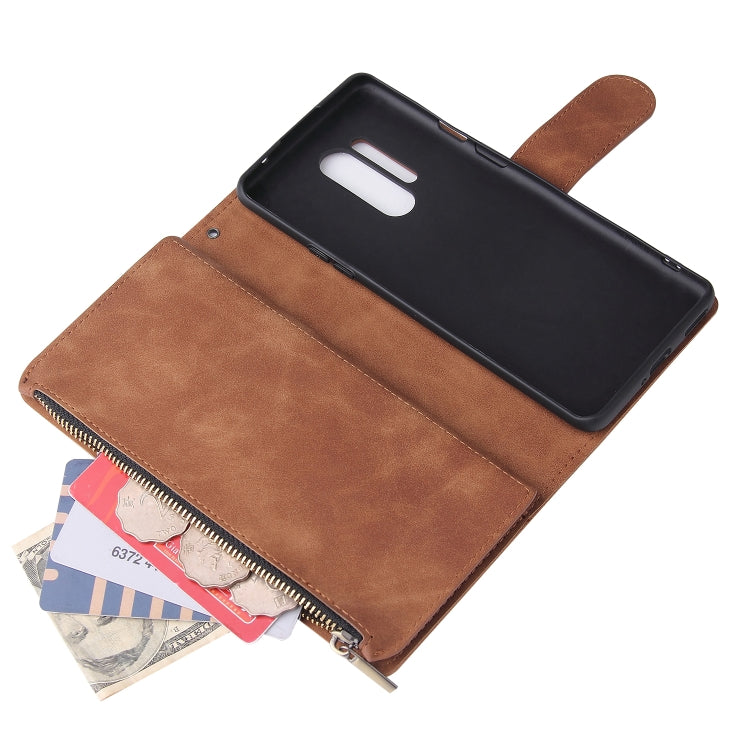 For OnePlus 8 Pro Multifunctional Horizontal Flip Leather Case, with Card Slot & Holder & Zipper Wallet & Photo Frame