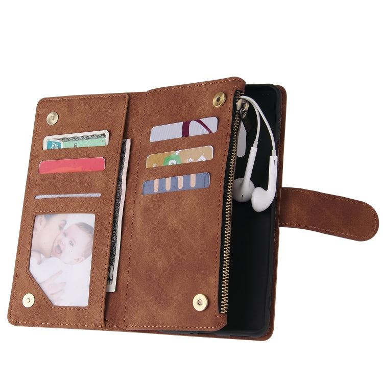 For OnePlus 8 Pro Multifunctional Horizontal Flip Leather Case, with Card Slot & Holder & Zipper Wallet & Photo Frame