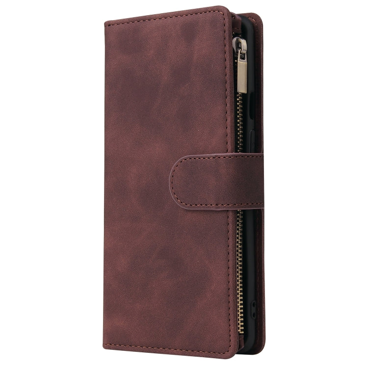 For OnePlus 8 Pro Multifunctional Horizontal Flip Leather Case, with Card Slot & Holder & Zipper Wallet & Photo Frame
