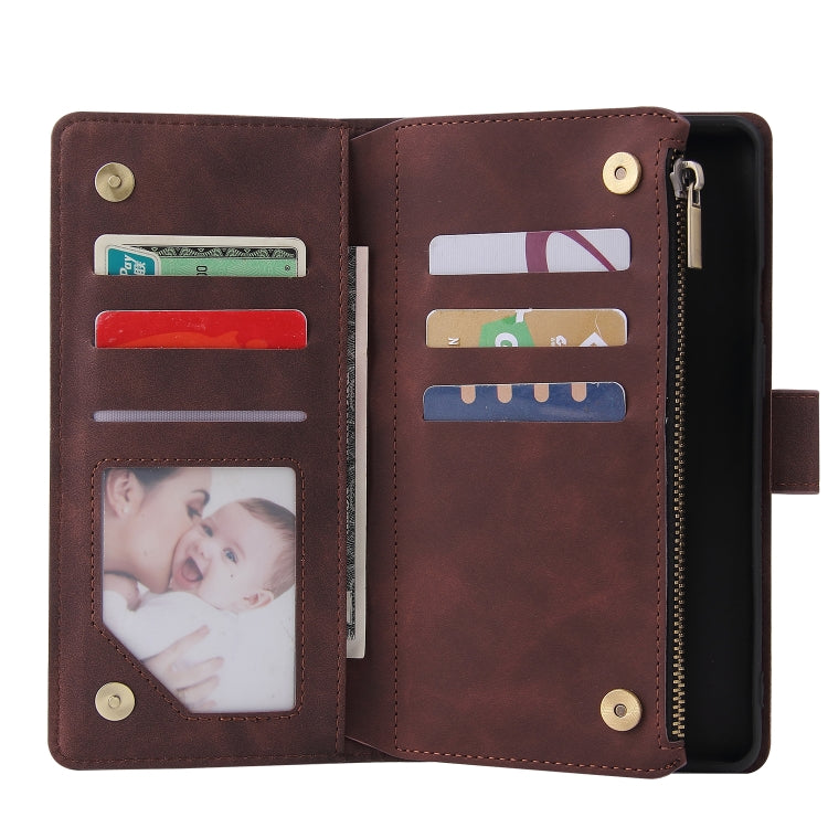 For OnePlus 8 Pro Multifunctional Horizontal Flip Leather Case, with Card Slot & Holder & Zipper Wallet & Photo Frame
