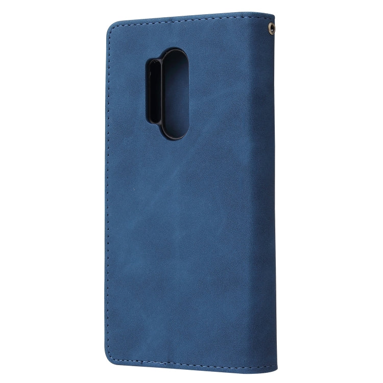 For OnePlus 8 Pro Multifunctional Horizontal Flip Leather Case, with Card Slot & Holder & Zipper Wallet & Photo Frame