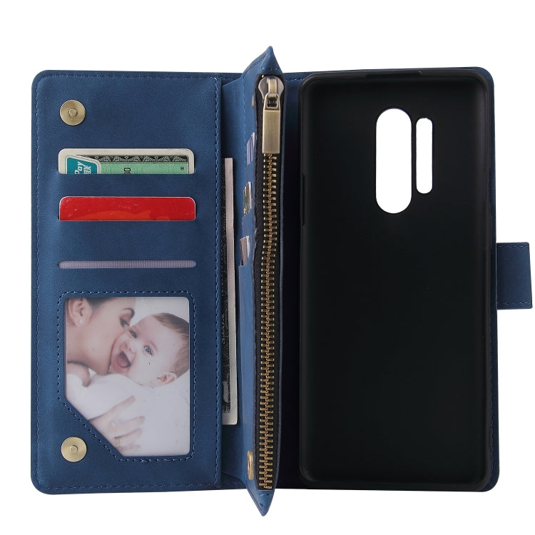 For OnePlus 8 Pro Multifunctional Horizontal Flip Leather Case, with Card Slot & Holder & Zipper Wallet & Photo Frame