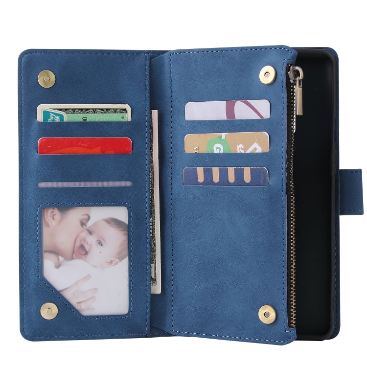 For OnePlus 8 Pro Multifunctional Horizontal Flip Leather Case, with Card Slot & Holder & Zipper Wallet & Photo Frame