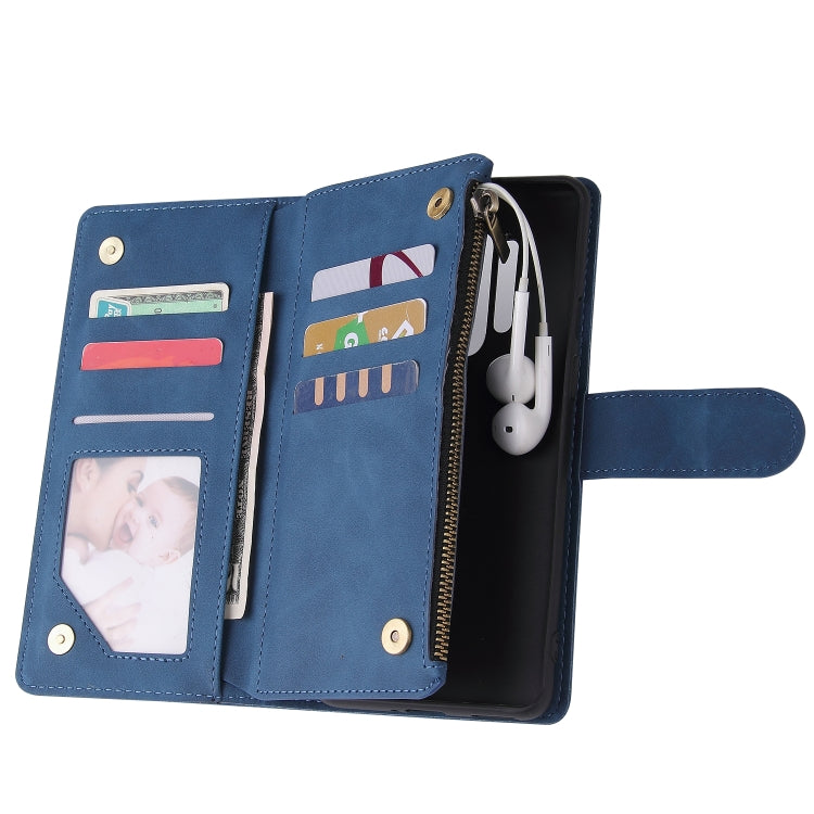 For OnePlus 8 Pro Multifunctional Horizontal Flip Leather Case, with Card Slot & Holder & Zipper Wallet & Photo Frame