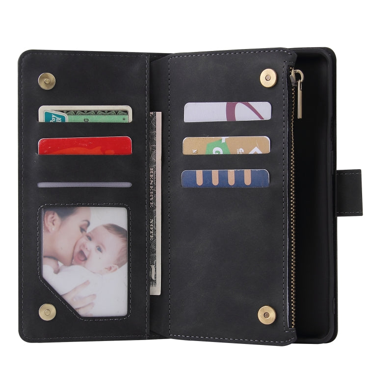 For OnePlus 8 Pro Multifunctional Horizontal Flip Leather Case, with Card Slot & Holder & Zipper Wallet & Photo Frame
