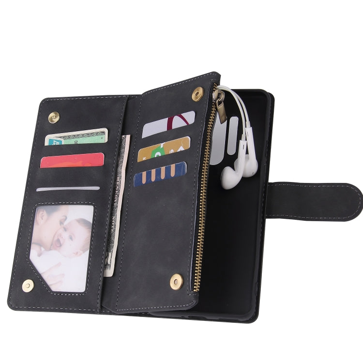 For OnePlus 8 Pro Multifunctional Horizontal Flip Leather Case, with Card Slot & Holder & Zipper Wallet & Photo Frame