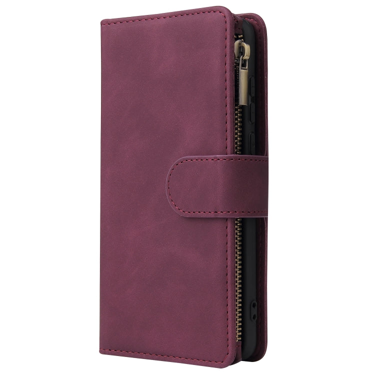 For Huawei P40 Multifunctional Horizontal Flip Leather Case, with Card Slot & Holder & Zipper Wallet & Photo Frame