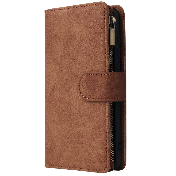 For Huawei P40 Multifunctional Horizontal Flip Leather Case, with Card Slot & Holder & Zipper Wallet & Photo Frame