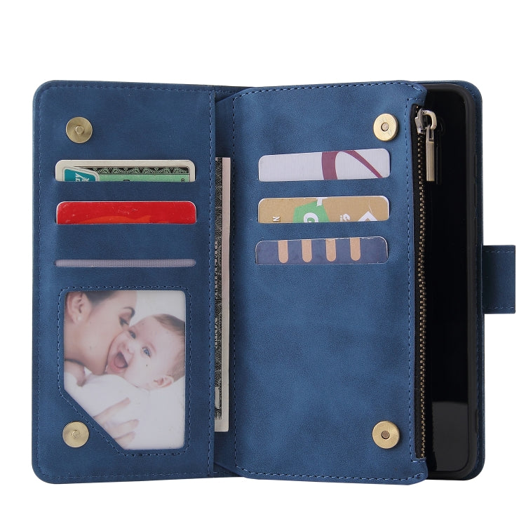For Huawei P40 Multifunctional Horizontal Flip Leather Case, with Card Slot & Holder & Zipper Wallet & Photo Frame
