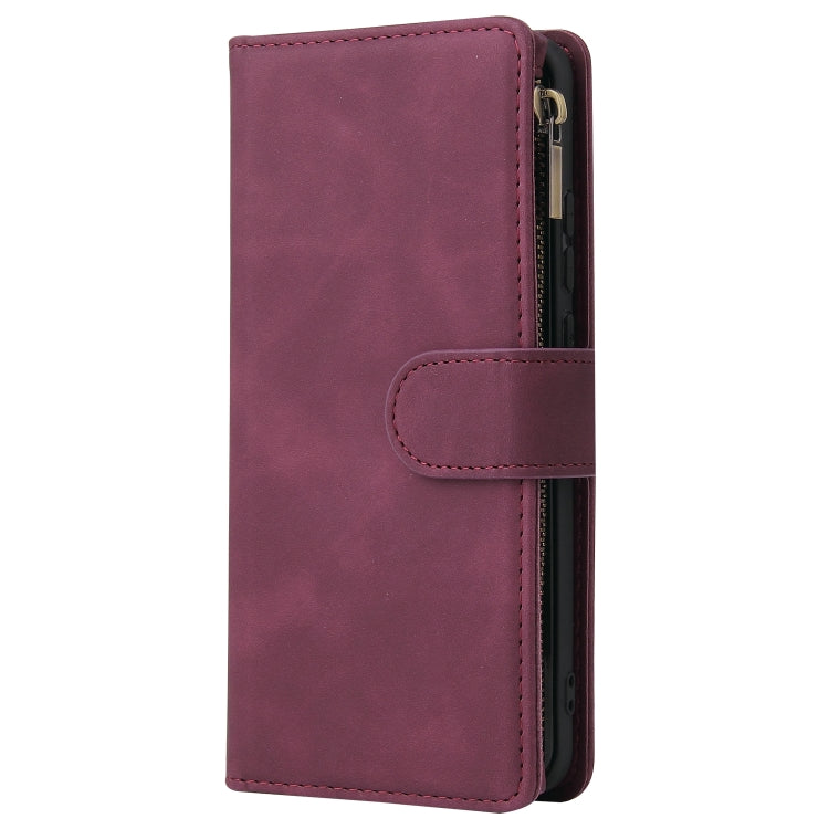 For Huawei P40 Pro Multifunctional Horizontal Flip Leather Case, with Card Slot & Holder & Zipper Wallet & Photo Frame