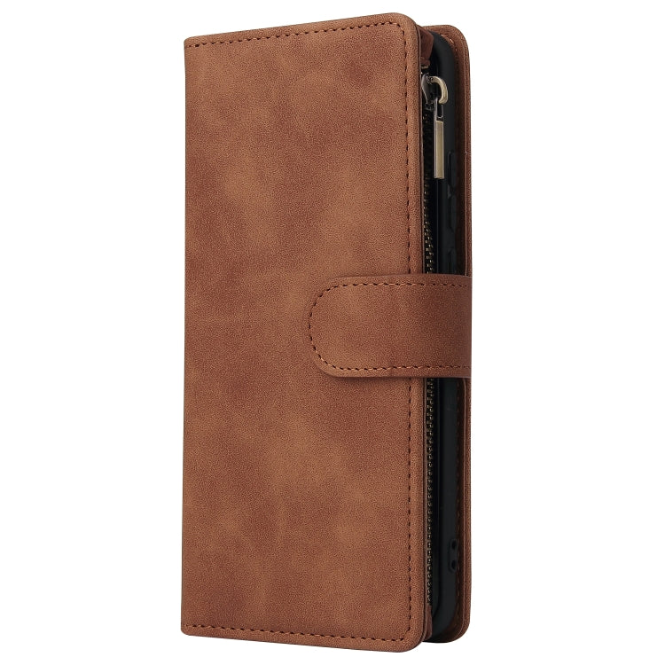 For Huawei P40 Pro Multifunctional Horizontal Flip Leather Case, with Card Slot & Holder & Zipper Wallet & Photo Frame