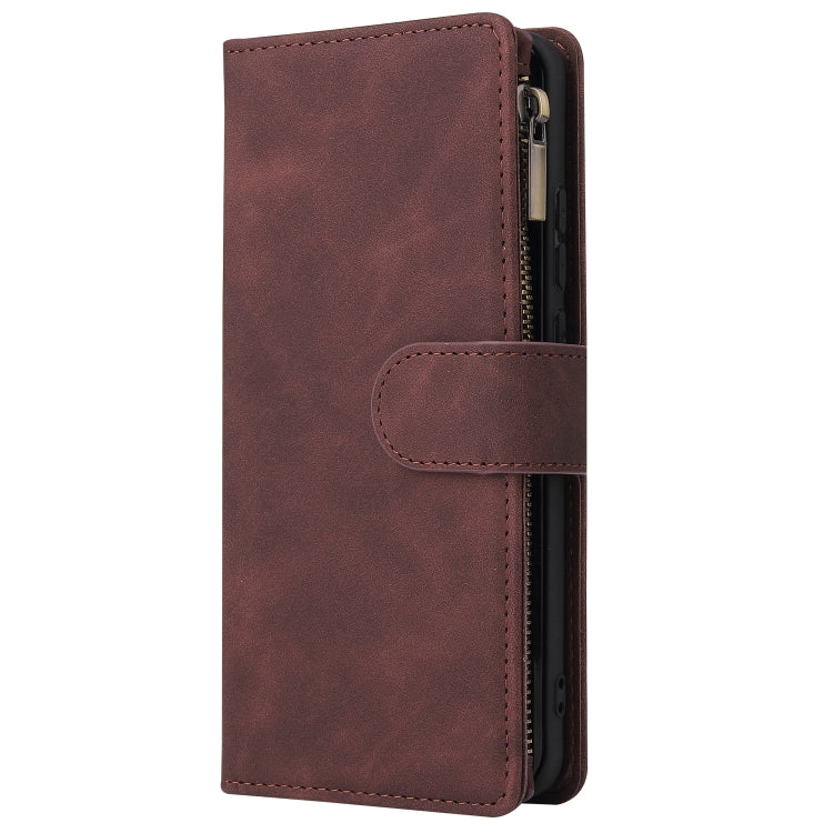 For Huawei P40 Pro Multifunctional Horizontal Flip Leather Case, with Card Slot & Holder & Zipper Wallet & Photo Frame