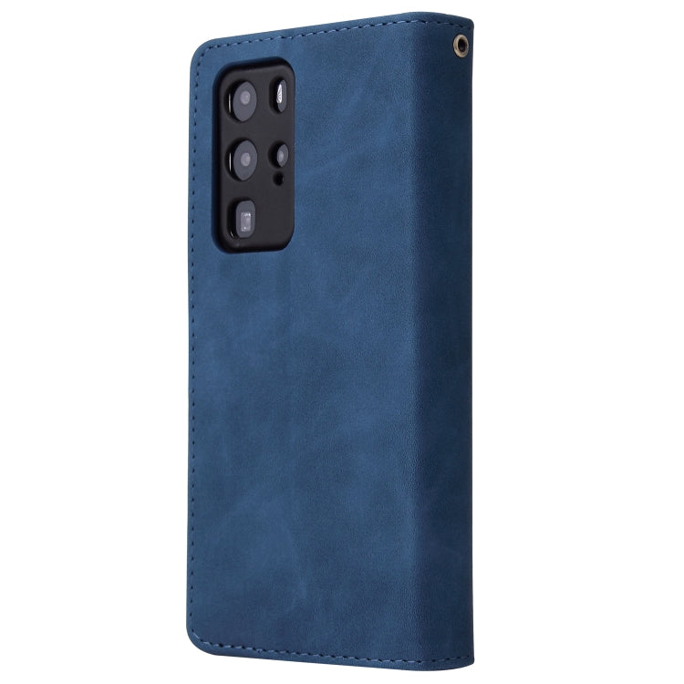 For Huawei P40 Pro Multifunctional Horizontal Flip Leather Case, with Card Slot & Holder & Zipper Wallet & Photo Frame