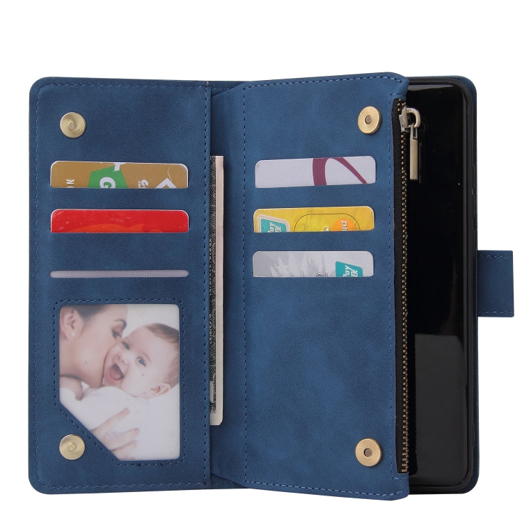 For Huawei P40 Pro Multifunctional Horizontal Flip Leather Case, with Card Slot & Holder & Zipper Wallet & Photo Frame