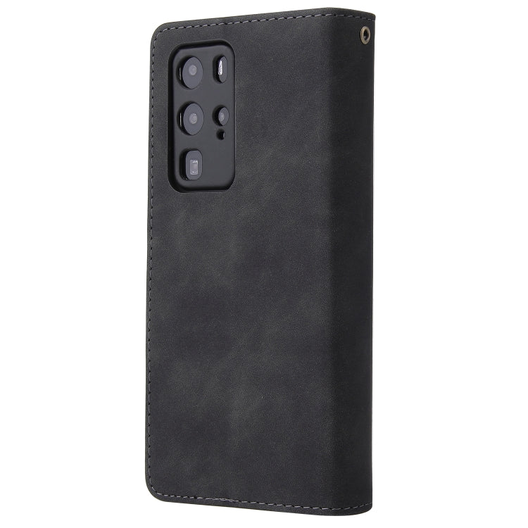 For Huawei P40 Pro Multifunctional Horizontal Flip Leather Case, with Card Slot & Holder & Zipper Wallet & Photo Frame