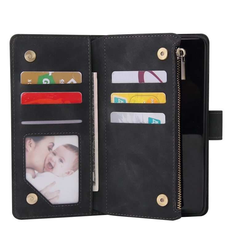 For Huawei P40 Pro Multifunctional Horizontal Flip Leather Case, with Card Slot & Holder & Zipper Wallet & Photo Frame