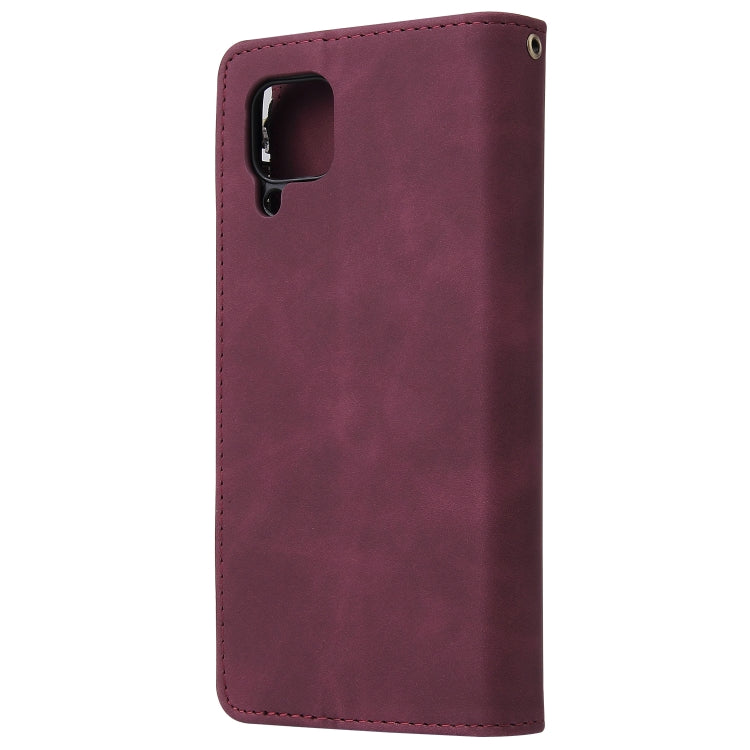 For Huawei P40 Lite Multifunctional Horizontal Flip Leather Case, with Card Slot & Holder & Zipper Wallet & Photo Frame