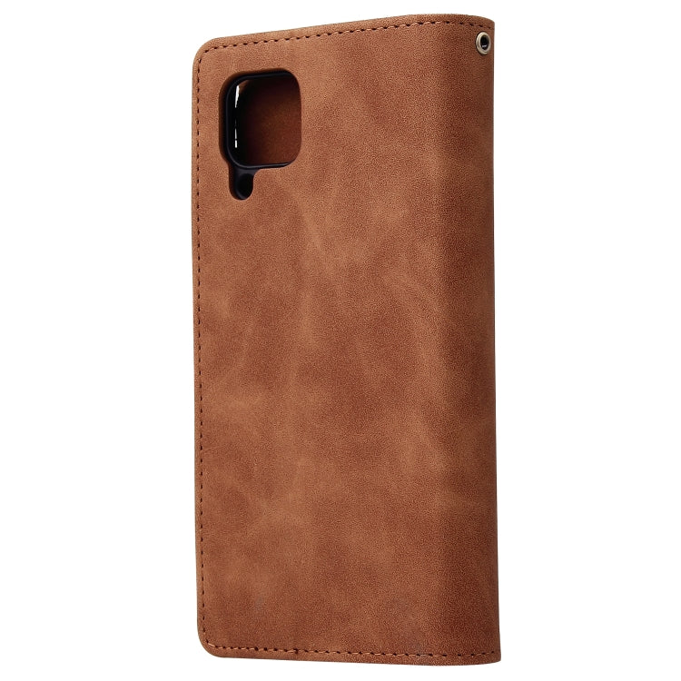 For Huawei P40 Lite Multifunctional Horizontal Flip Leather Case, with Card Slot & Holder & Zipper Wallet & Photo Frame