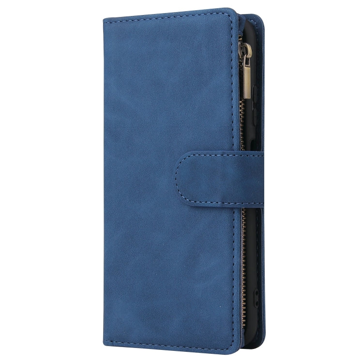 For Huawei P40 Lite Multifunctional Horizontal Flip Leather Case, with Card Slot & Holder & Zipper Wallet & Photo Frame