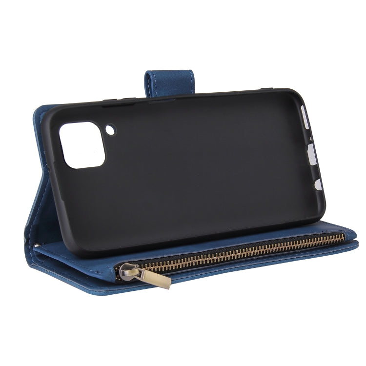 For Huawei P40 Lite Multifunctional Horizontal Flip Leather Case, with Card Slot & Holder & Zipper Wallet & Photo Frame