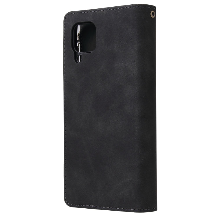 For Huawei P40 Lite Multifunctional Horizontal Flip Leather Case, with Card Slot & Holder & Zipper Wallet & Photo Frame