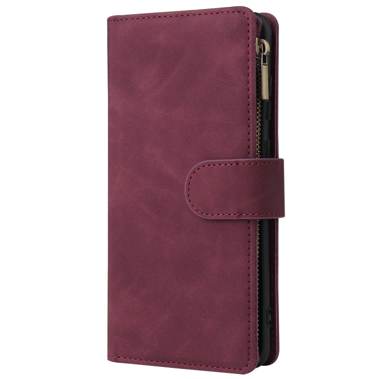 For Galaxy S20+ Multifunctional Horizontal Flip Leather Case, with Card Slot & Holder & Zipper Wallet & Photo Frame