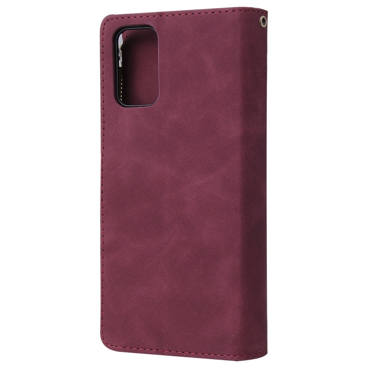 For Galaxy S20+ Multifunctional Horizontal Flip Leather Case, with Card Slot & Holder & Zipper Wallet & Photo Frame