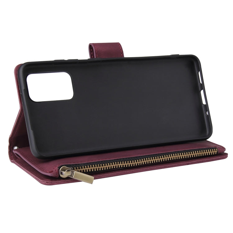 For Galaxy S20+ Multifunctional Horizontal Flip Leather Case, with Card Slot & Holder & Zipper Wallet & Photo Frame