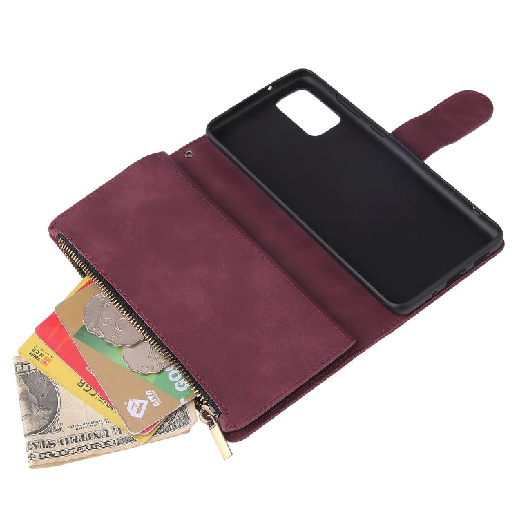 For Galaxy S20+ Multifunctional Horizontal Flip Leather Case, with Card Slot & Holder & Zipper Wallet & Photo Frame