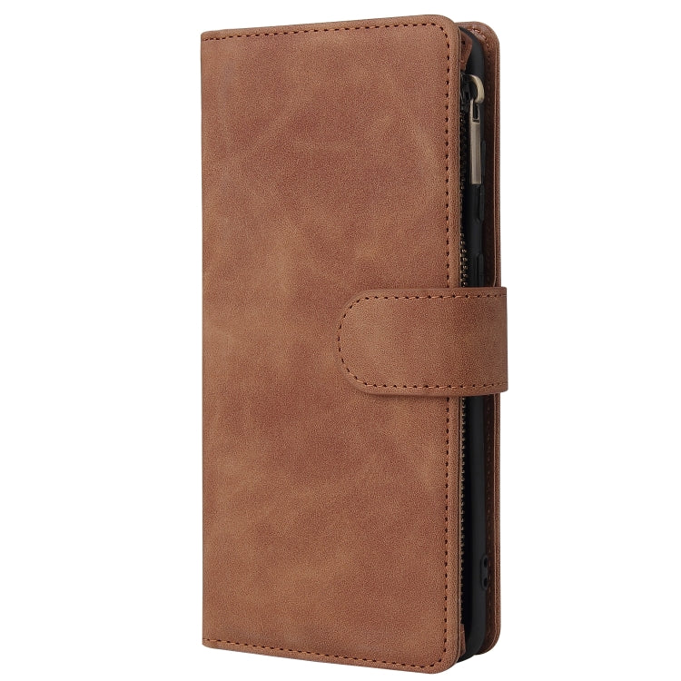 For Galaxy S20+ Multifunctional Horizontal Flip Leather Case, with Card Slot & Holder & Zipper Wallet & Photo Frame