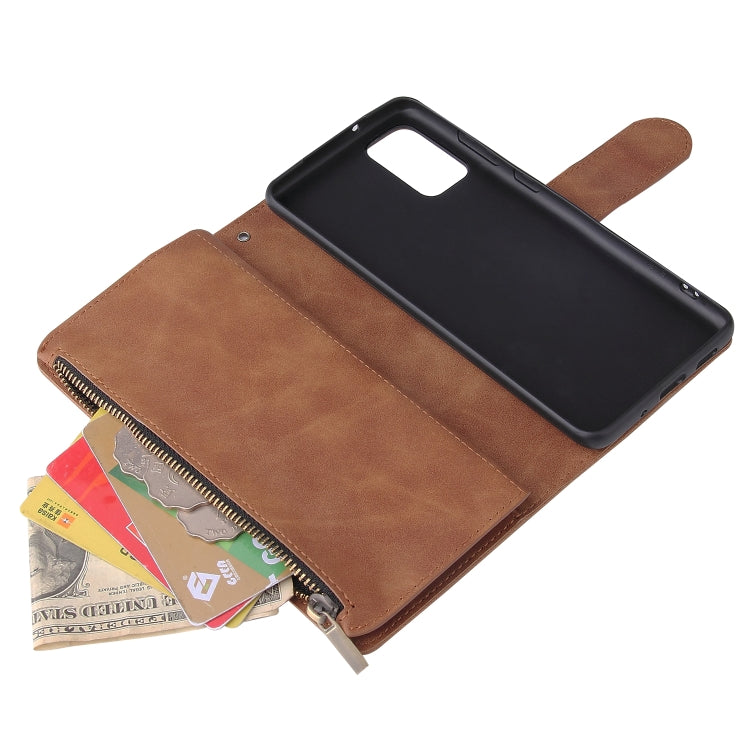 For Galaxy S20+ Multifunctional Horizontal Flip Leather Case, with Card Slot & Holder & Zipper Wallet & Photo Frame