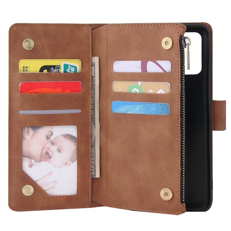 For Galaxy S20+ Multifunctional Horizontal Flip Leather Case, with Card Slot & Holder & Zipper Wallet & Photo Frame