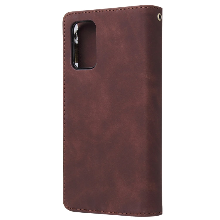 For Galaxy S20+ Multifunctional Horizontal Flip Leather Case, with Card Slot & Holder & Zipper Wallet & Photo Frame