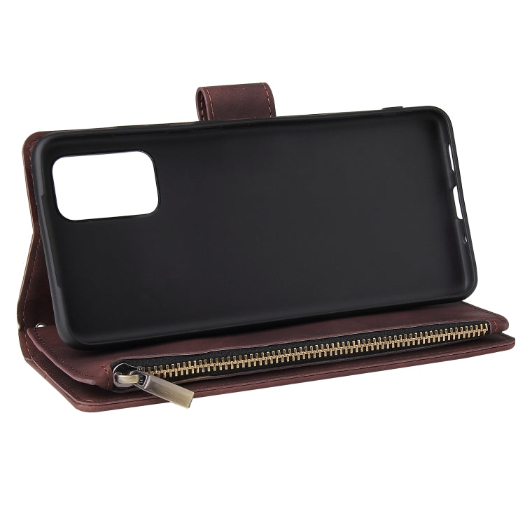 For Galaxy S20+ Multifunctional Horizontal Flip Leather Case, with Card Slot & Holder & Zipper Wallet & Photo Frame