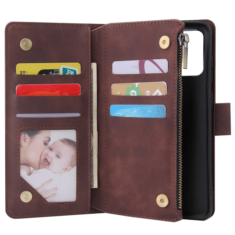For Galaxy S20+ Multifunctional Horizontal Flip Leather Case, with Card Slot & Holder & Zipper Wallet & Photo Frame