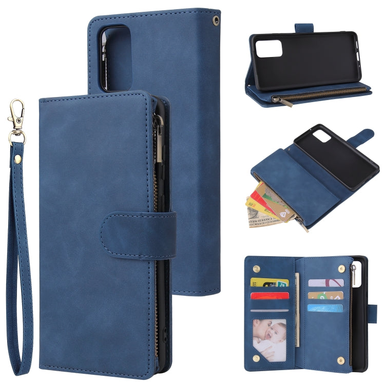 For Galaxy S20+ Multifunctional Horizontal Flip Leather Case, with Card Slot & Holder & Zipper Wallet & Photo Frame