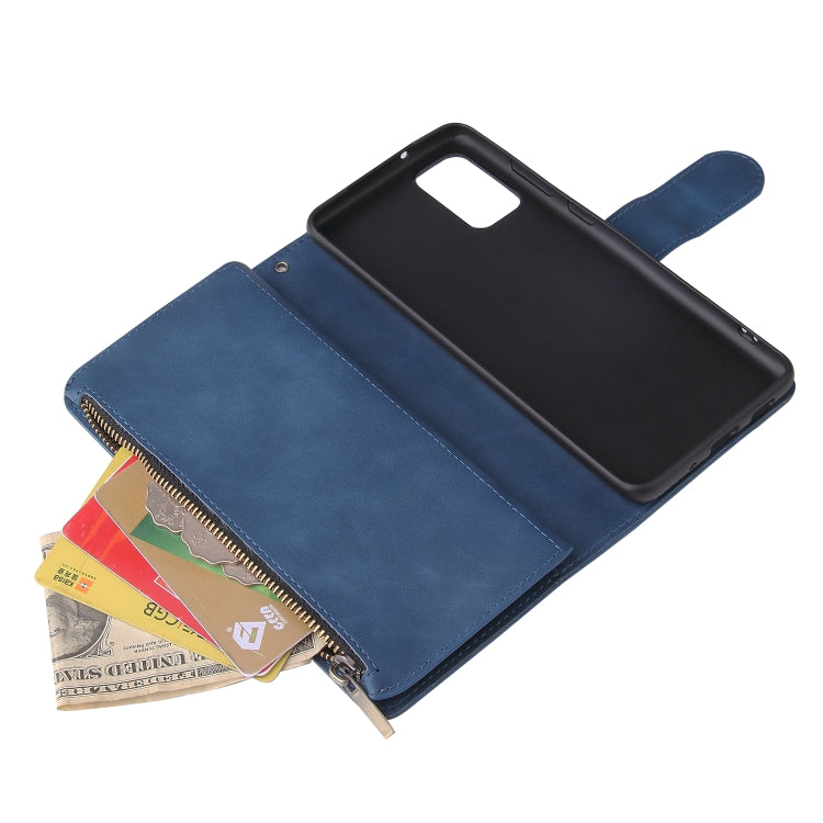 For Galaxy S20+ Multifunctional Horizontal Flip Leather Case, with Card Slot & Holder & Zipper Wallet & Photo Frame