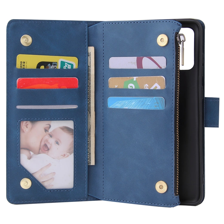 For Galaxy S20+ Multifunctional Horizontal Flip Leather Case, with Card Slot & Holder & Zipper Wallet & Photo Frame